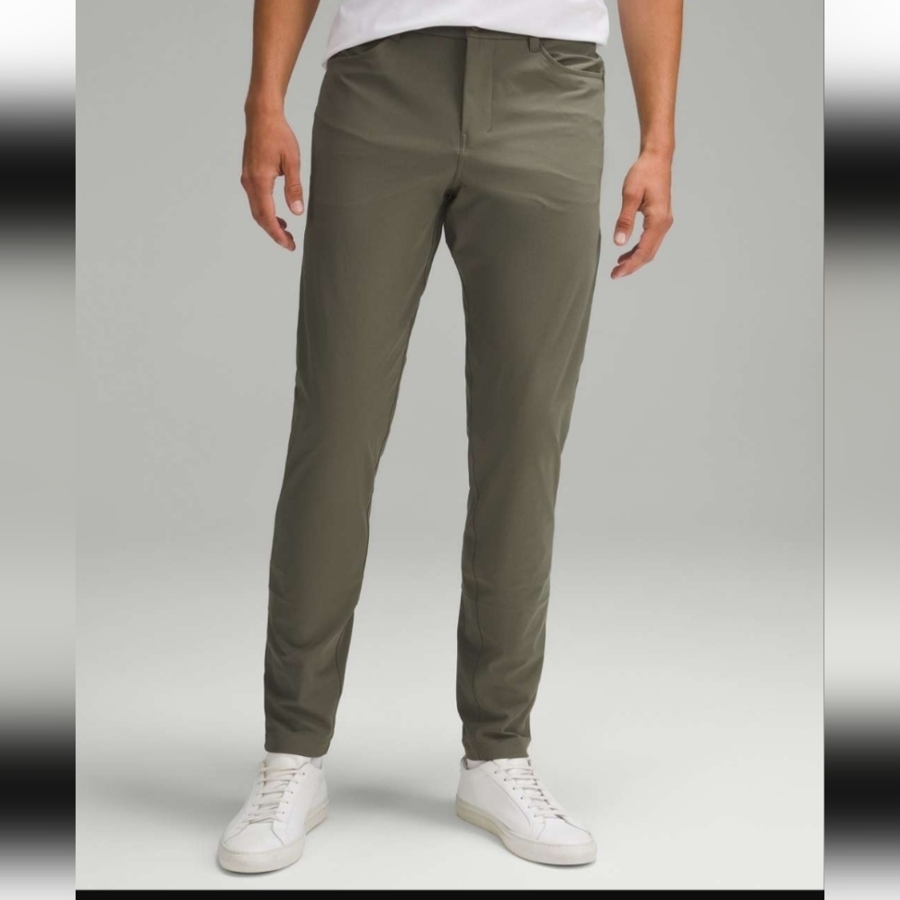 Lululemon ABC Slim-Fit Pant 30" *Warpstreme Army Green